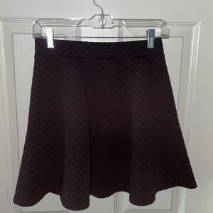 h&M High waisted black circle skirt size small
